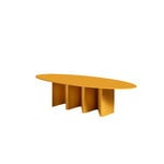 Miniforms Nami table, oval, 220 x 130 cm, yellow zucca, extra image