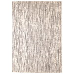 Nanimarquina Tapis Doblecara 1, noir - blanc cassé