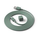 Avolt Cable 1 USB charging cable, oak green