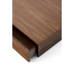 New Works Mass Wide coffee table with drawer, walnut