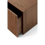 New Works Mass side table with drawer, walnut, extra image