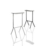 Magis Officina bar stool, high, galvanized, metallised grey