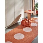 Pappelina Vera Pop Teppich, 70 x 280 cm, hellorange - perlmuttrosa, extrabild