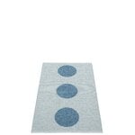 Pappelina Vera Pop Teppich, 70 x 120 cm, river blue - blue fog, extrabild