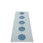 Pappelina Tappeto Vera Pop, 70 x 200 cm, blu fiume - nebbia blu, immagine extra