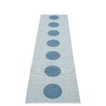 Pappelina Vera Pop Teppich, 70 x 280 cm, flussblau - blauer Nebel, extrabild