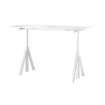 String Furniture String Works korkeussäädettävä pöytä 180 cm, valkoinen