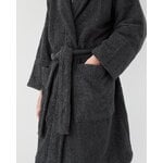 Tekla Hooded bathrobe, ash black