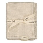 Roots Living Waffle hand towel, 40 x 60 cm, 2 pcs, natural