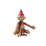 Kay Bojesen Cappello di Natale per la scimmia di legno mini