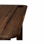 Tom Dixon Slab desk, 120 x 60 cm, fumed oak