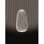 Foscarini Spokes 1 pendant, dimmable, white