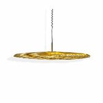 Tom Dixon Spring LED pendant, medium, brass