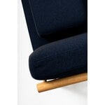TAKT T19 Spoke Sofa with armrests, oak - dark blue Kvadrat Autumn 0791, extra image