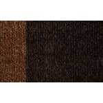 Tica Copenhagen Tapis Stripes Horizontal, 40 x 60 cm, cognac-marron foncé-noir