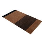 Tica Copenhagen Stripes horizontal rug, 67 x 120 cm, cognac - d.brown - black