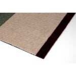Tica Copenhagen Teppich Stripes horizontal, 40 x 60 cm, bordeaux - grün - elfenbein, extrabild
