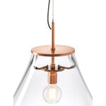 Bomma Tim pendant, medium, clear - brushed copper, extra image