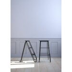 Frost Bukto step ladder, 3-steps, black