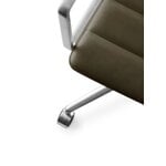 Vipp 452 Swivel tuoli, kiillotettu runko - bosco nahka, pyörät, näkymä 5
