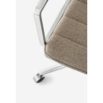 Vipp 452 Swivel tuoli, kiillotettu runko - Tide dark sand, pyörät, näkymä 5