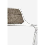 Vipp 452 Swivel tuoli, kiillotettu runko - Tide dark sand, pyörät, näkymä 4