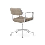 Vipp 453+ Silla giratoria, estructura pulida - Tide dark sand, con ruedas, imagen extra