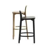 Woodnotes Siro+ bar stool 65 cm, black
