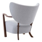 &Tradition Wulff ATD2 lounge chair and ATD3 pouf, Karandash 005 - walnut