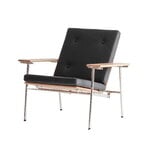 YK collection Triennale chair, oak - black cushions with buttons, extra image