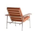 YK collection Triennale Stuhl, Eiche, cognacbraune Kissen, extrabild