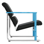 Hem Experiment lounge chair 502, blue - black leather, extra image