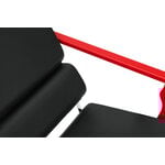 Hem Poltrona Experiment 503, rosso - pelle nera, immagine extra