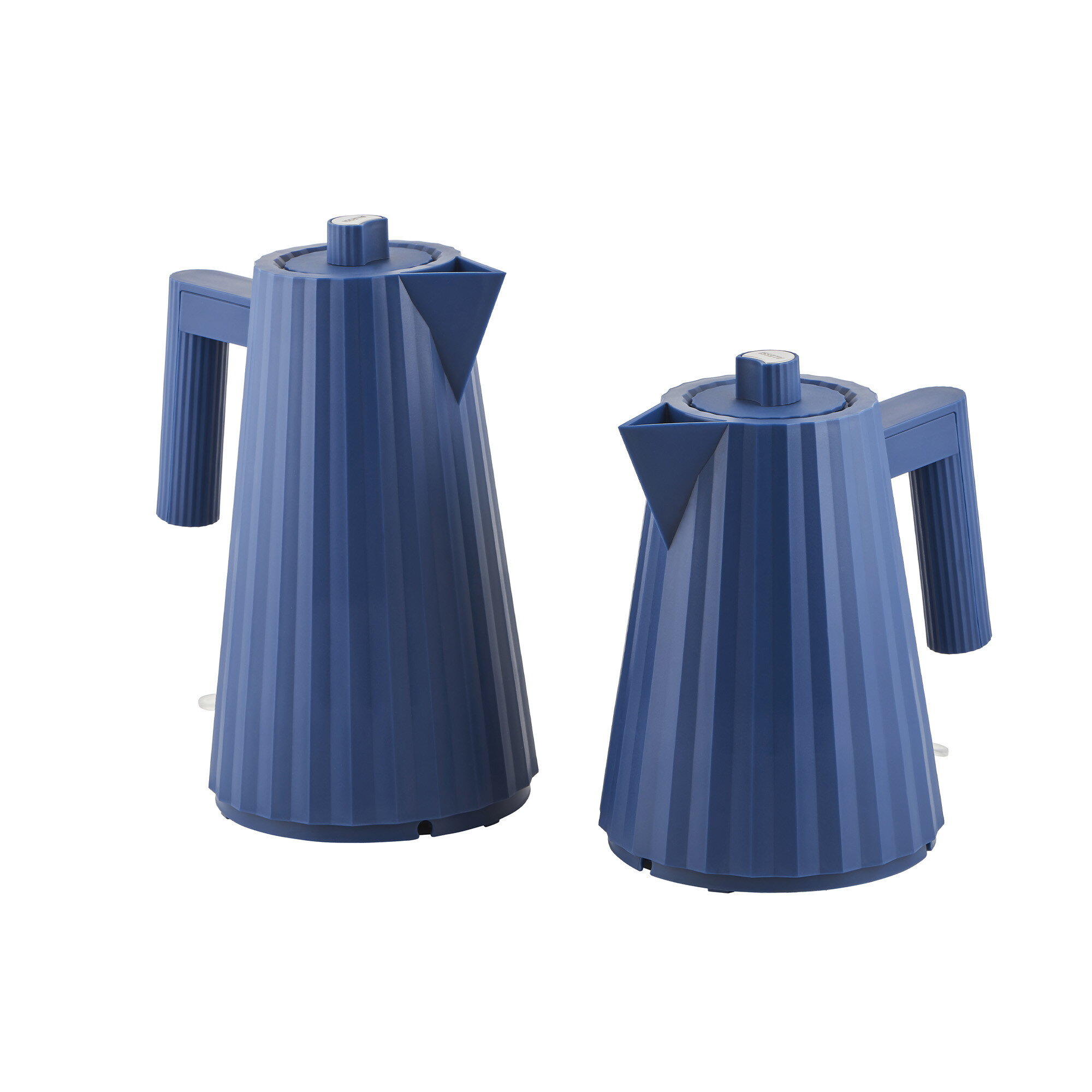 Alessi Plissé electric kettle, 1 L, blue | Finnish Design Shop