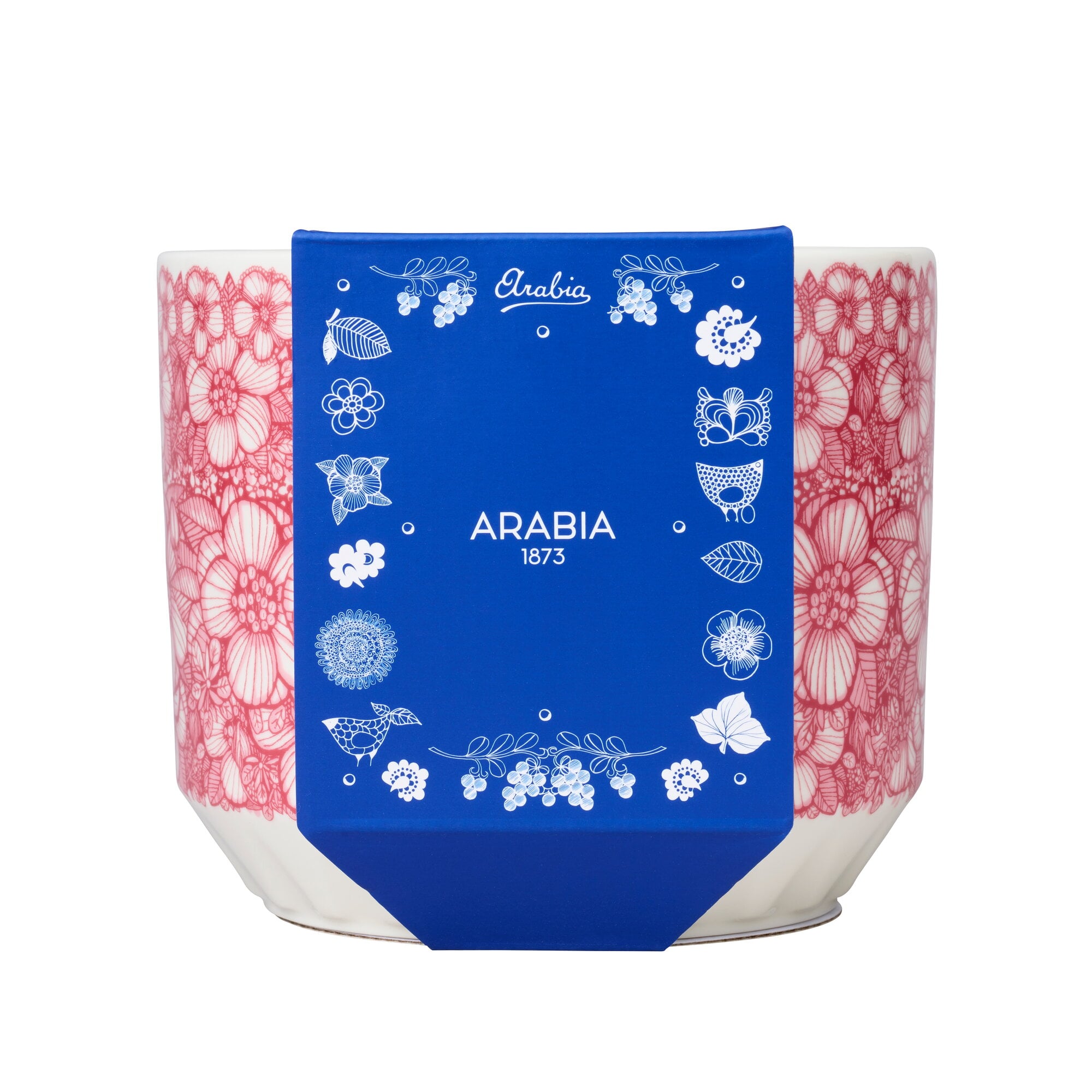 Arabia Caraffa In Porcellana Collezione Huvila - Bianco Con Rose Selvatiche, 1 Litro - Design Finlandese - 5
