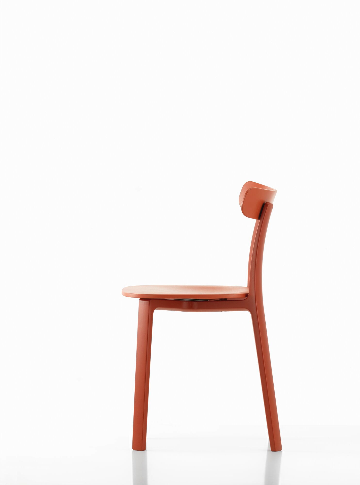 Vitra All Plastic Chair, brick | Finnish Design Shop