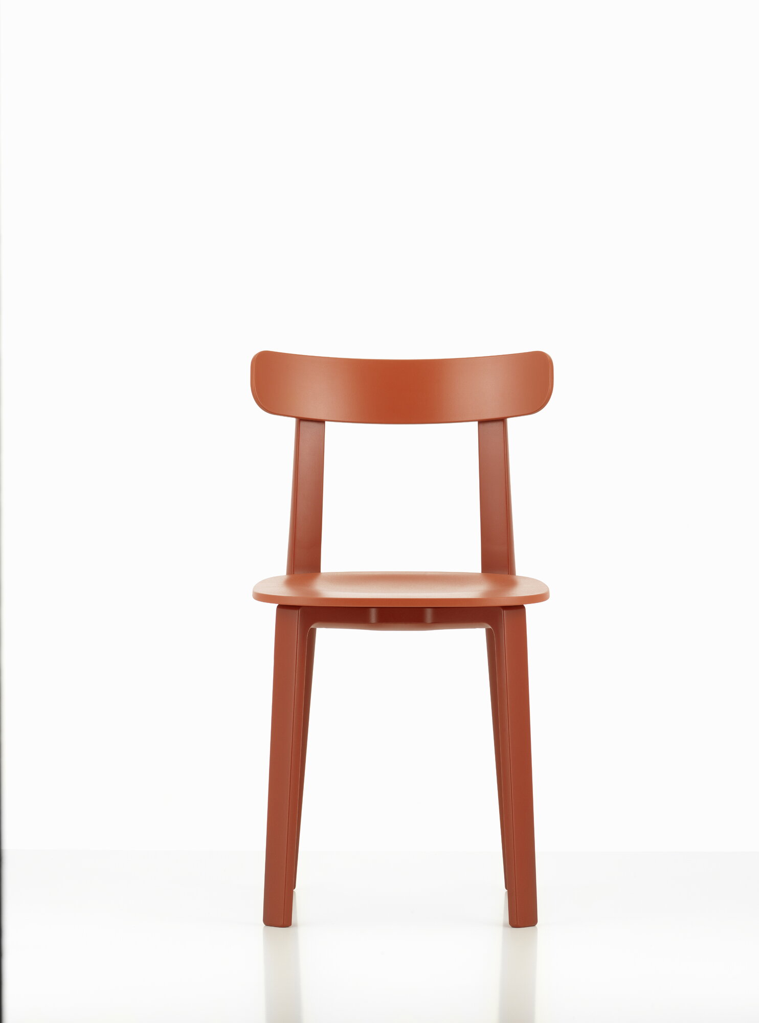 Vitra All Plastic Chair, brick | Finnish Design Shop