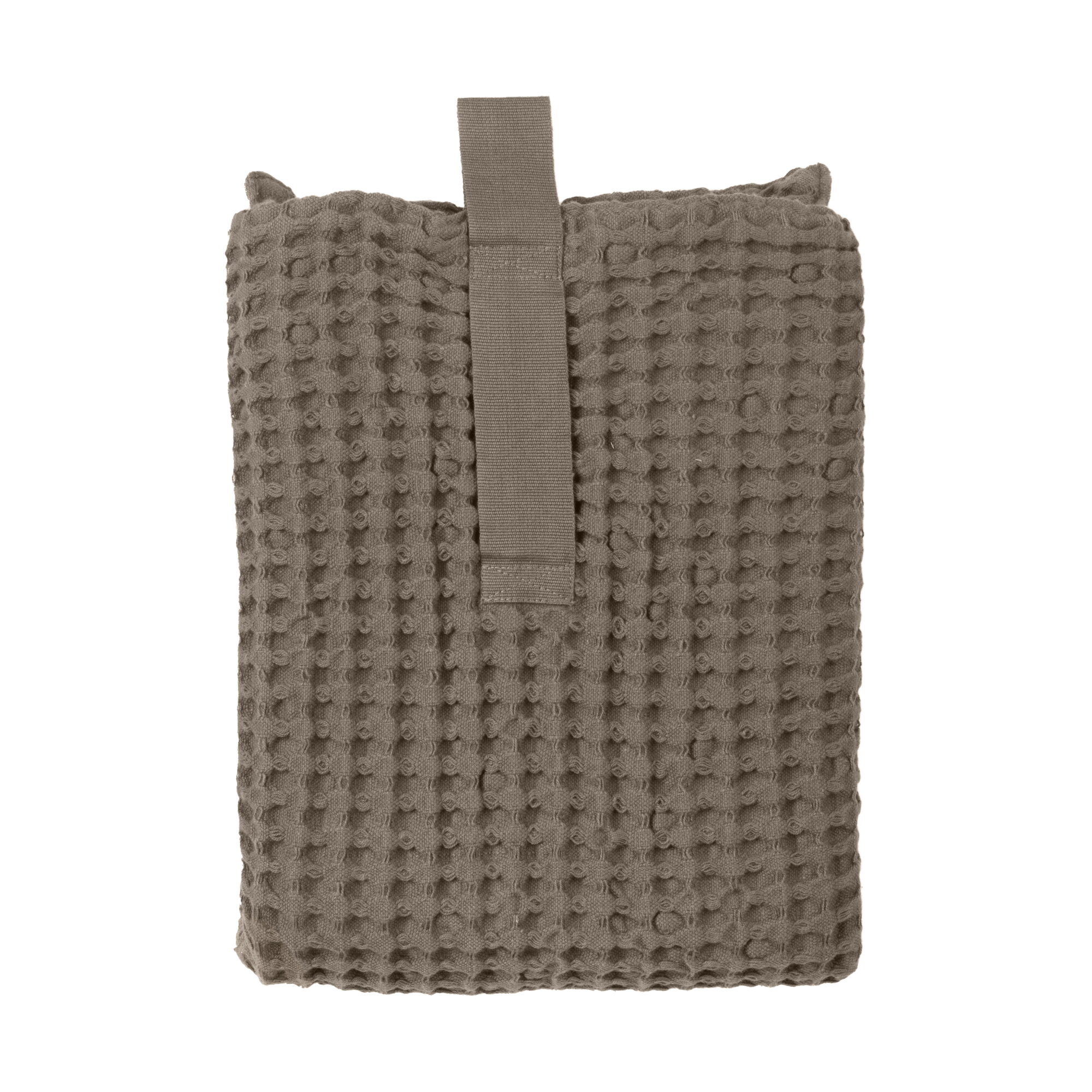The Organic Company Big Waffle bath mat, clay | Finnish Design Shop UK