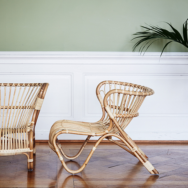 Sika-Design Fox lounge chair, natural rattan | Finnish Design Shop