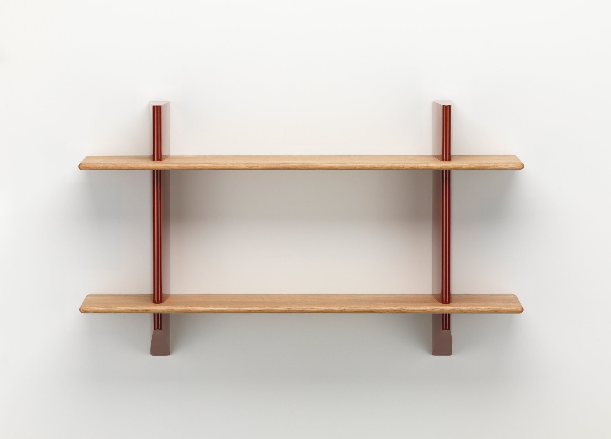Vitra Rayonnage Mural shelf, Japanese red - oak | Finnish Design Shop