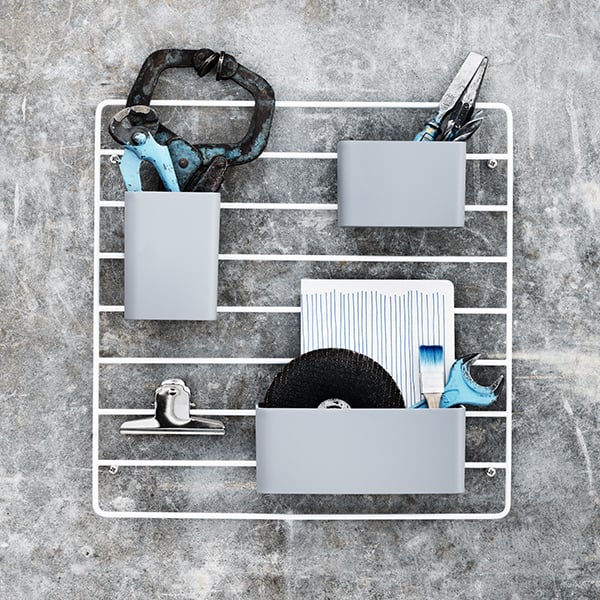 String Furniture String organizers, 3-pack, black | Finnish Design Shop