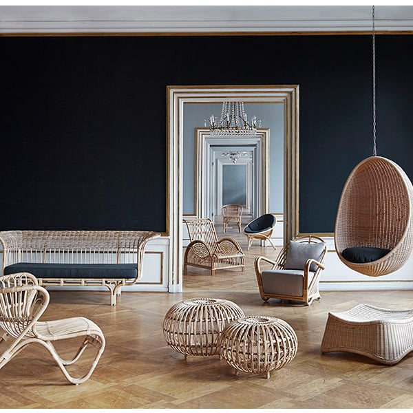 Sika Design L Franco Albini ラタンオットマン L ② Franco Albini Ottoman – Danish Design Store