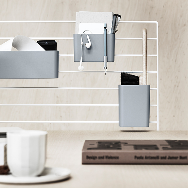 String Furniture String organizers, 3-pack, black | Finnish Design Shop