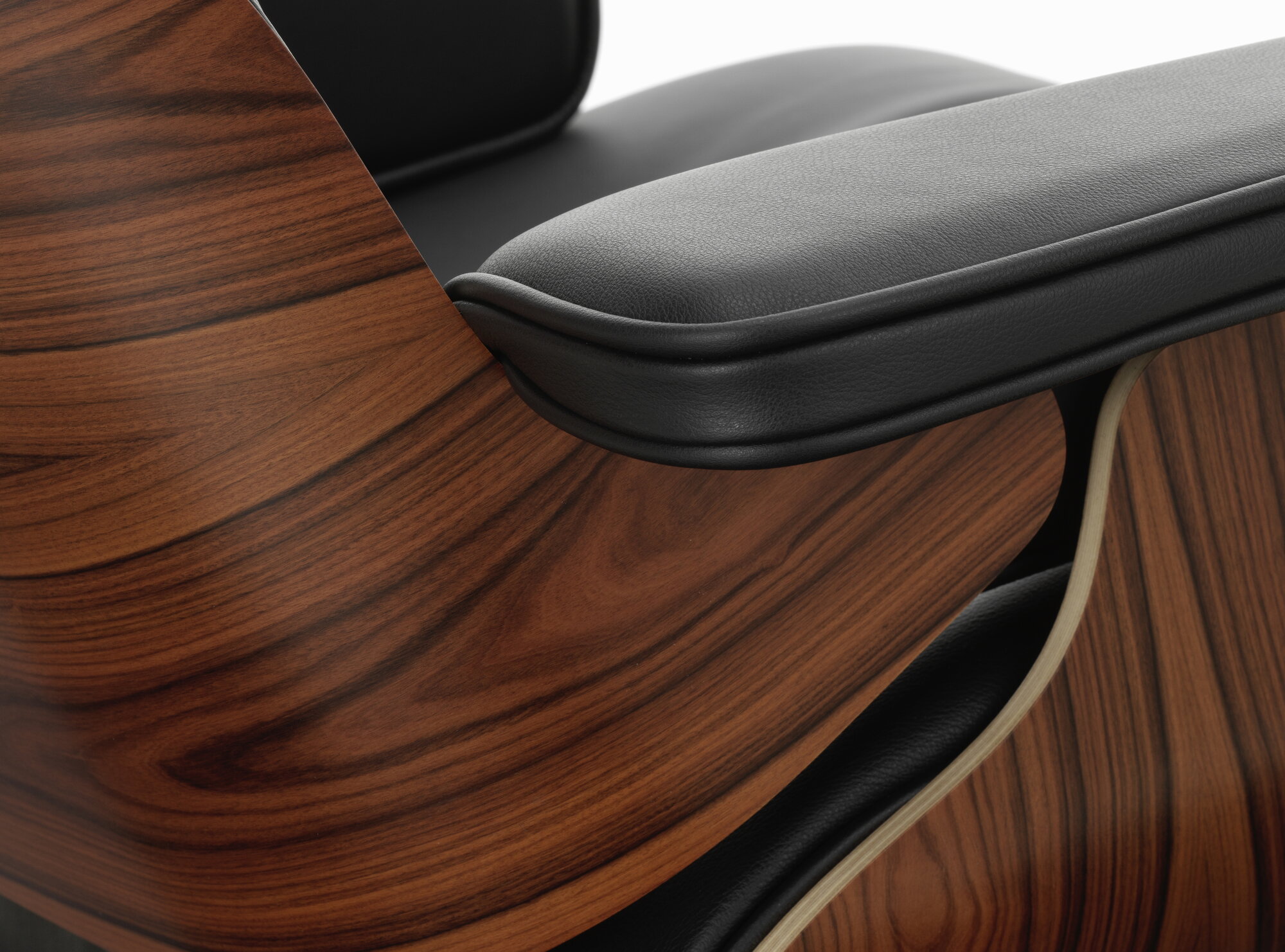 Vitra Eames Lounge Chair&Ottoman, new size, Santos palisander - Premium ...