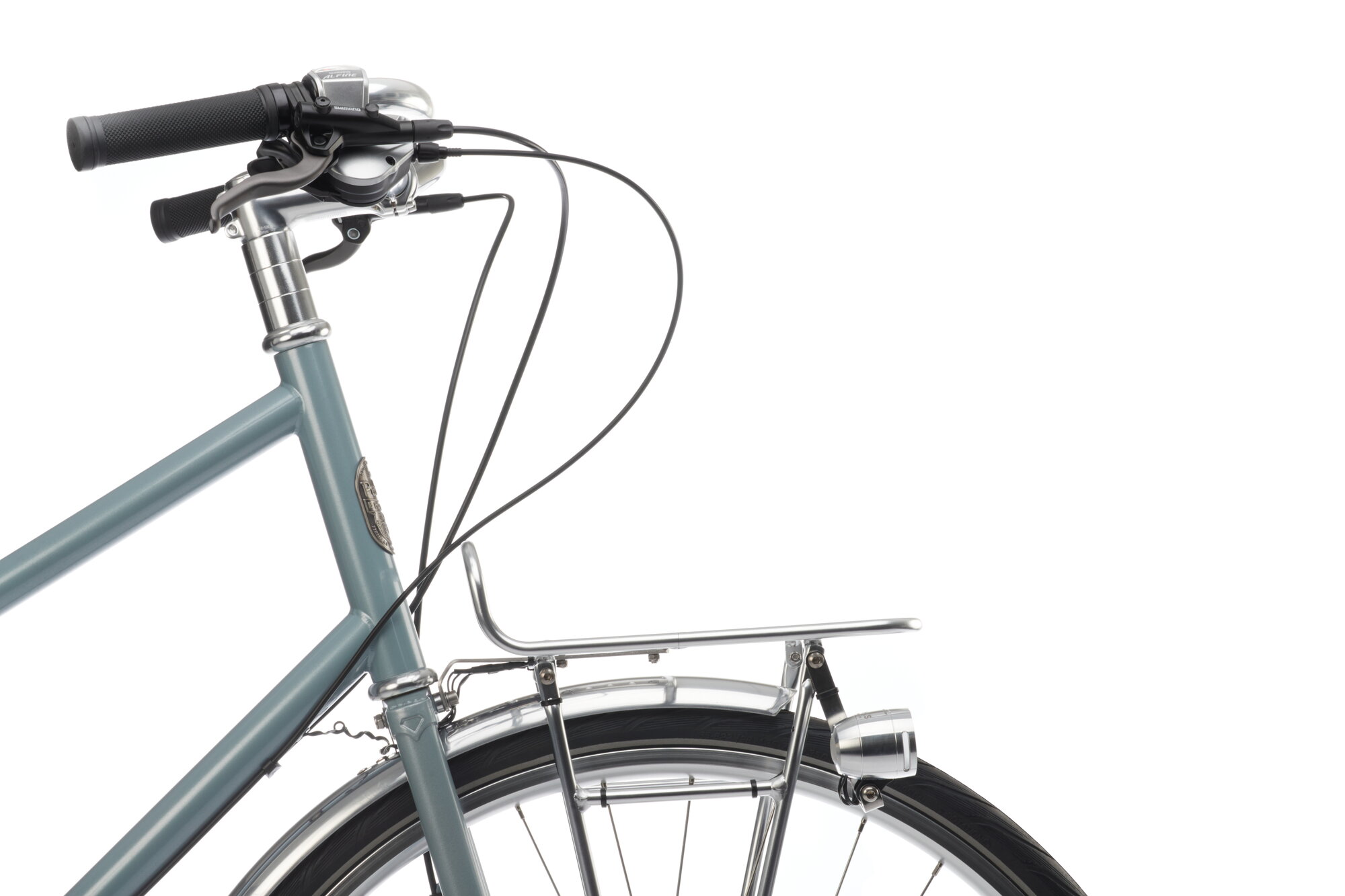 pelago/commuter front rack Mサイズ Pelago Bicycles Commuter Front Rack, M, polished aluminium