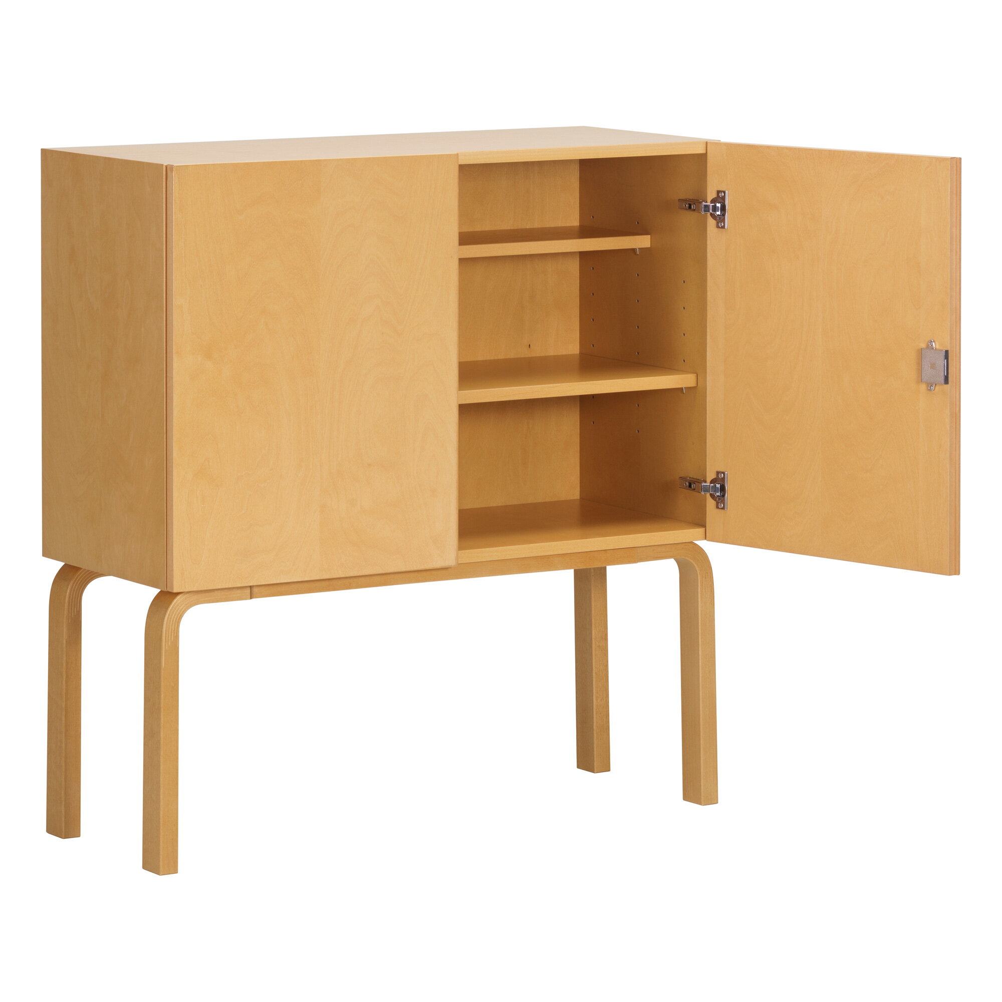 Artek Aalto cabinet 250, honey stained birch | Finnish Design Shop