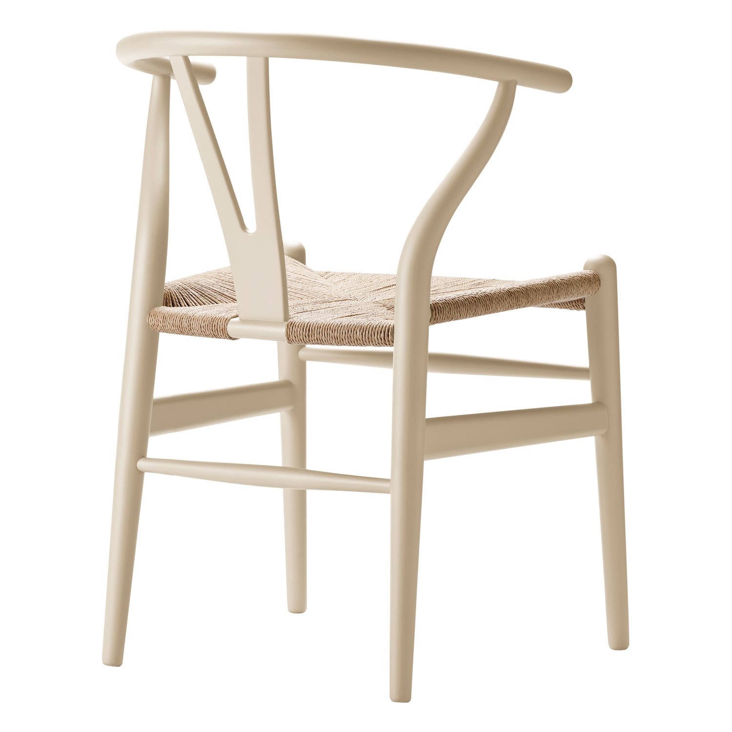 Carl Hansen & Søn CH24 Wishbone chair, soft barley - natural cord Carl Hansen & Søn CH24 Wishbone chair, soft barley - natural cord
