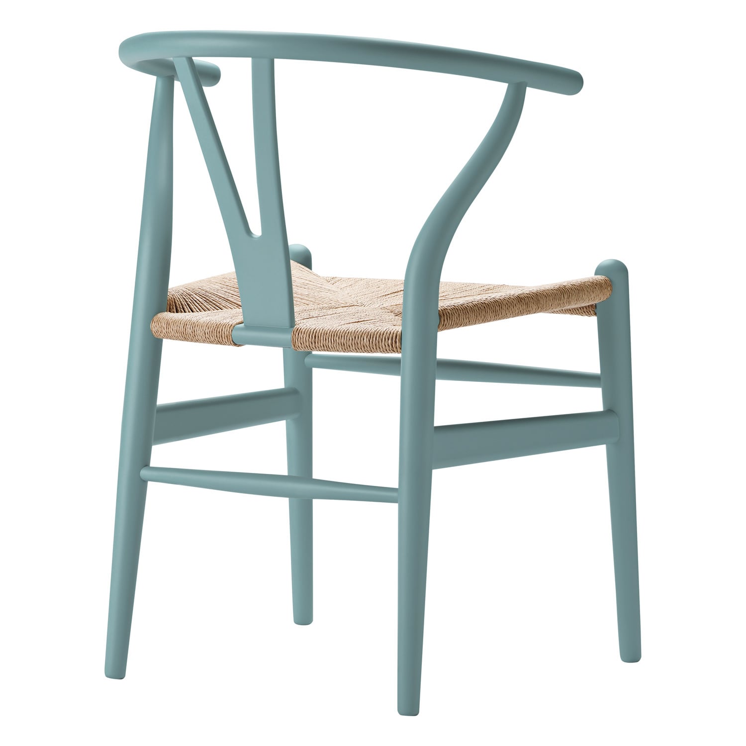 Carl Hansen & Søn CH24 Wishbone chair, soft pewter - natural cord