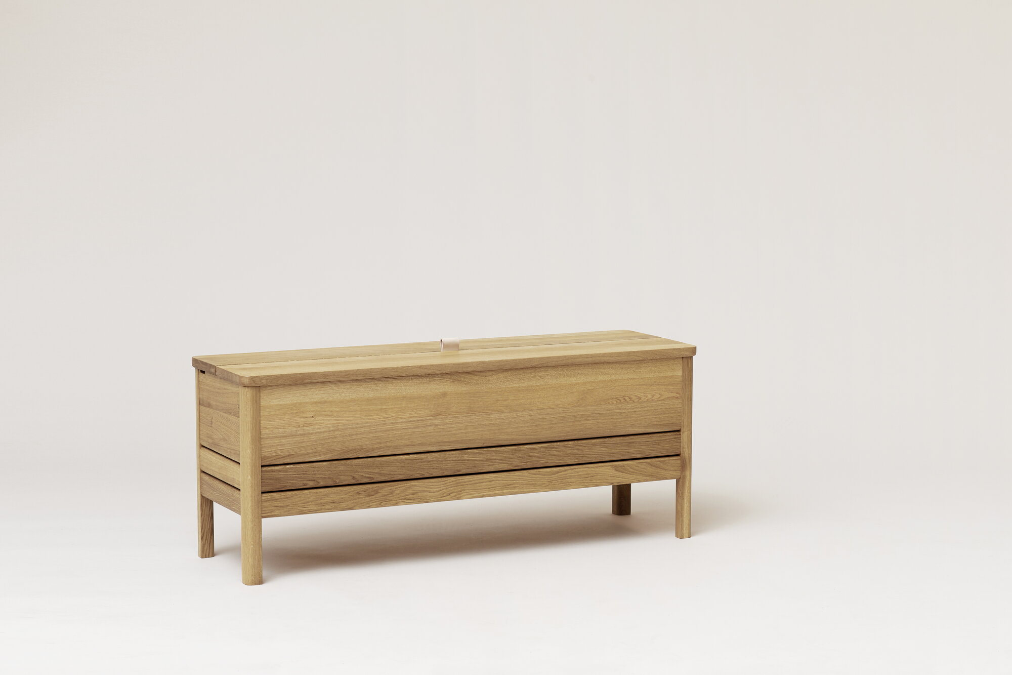 Form & Refine A Line storage bench, 111 cm, oak | Finnish Design Shop