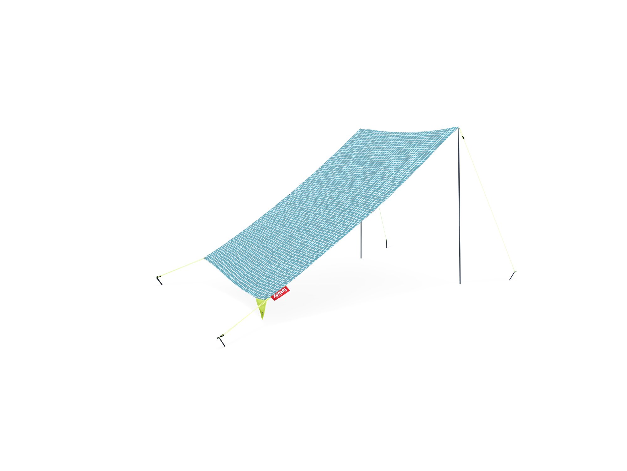 Tente De Plage Portable Fatboy Miasun - 330x190 Cm, Pliable, Résistante Aux UV, Pour 2 Adultes + 2 Enfants